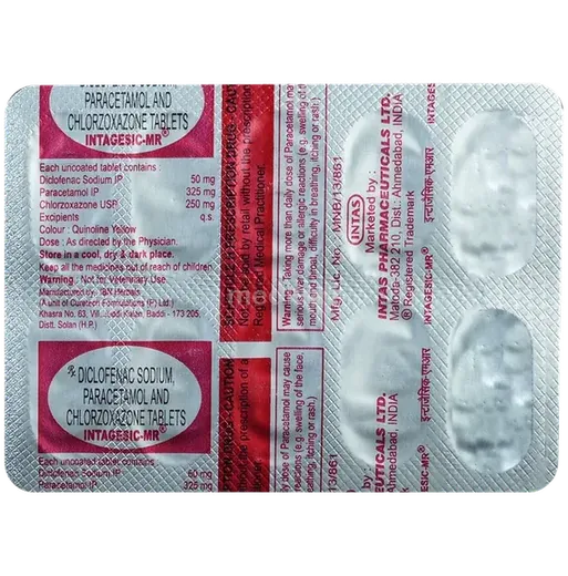 intagesic mr tablet 10's